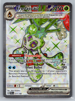 Froslass ex - 217/182 - Pokemon Paradox Rift Full Art Ultra Rare Card NM - Image 1