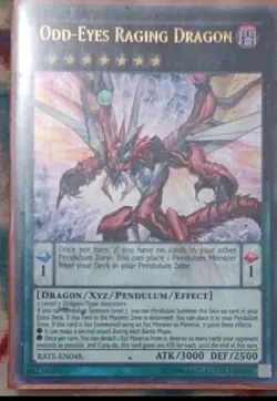Odd-Eyes Raging Dragon Ultra Rare Card RATE-EN048 1st Edition FREE SHIPPING - Image 1