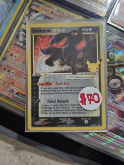 Umbreon Gold Star Celebrations 17/17 2007 Tcg Pokemon Trading Card Game - Image 1