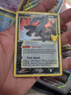 Umbreon Gold Star Celebrations 17/17 2007 Tcg Pokemon Trading Card Game - Image 2