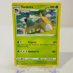 Torterra - 008/172 Brilliant Stars Holo Rare Pokemon TCG Card NM - Image 1
