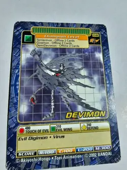 Devimon ST-162 - Digimon Digi Battle Card.TCG - Rare - Image 1