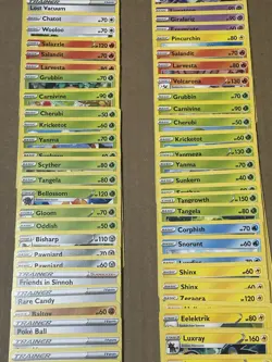 Pokemon TCG Crown Zenith card lot of 190 cards. Common Uncommon. Duplicates Yes - Image 4