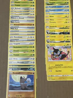 Pokemon TCG Crown Zenith card lot of 190 cards. Common Uncommon. Duplicates Yes - Image 5