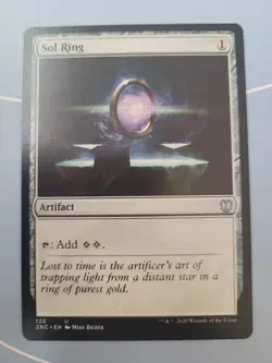 Sol Ring Commander: Zendikar Rising MTG Magic #120 English Artifact LP/NM - Image 1