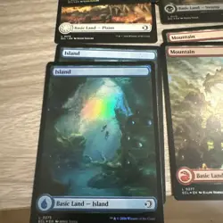 Mtg Full Set Of Foil Full Art Basic Lands Lorwyn Eclipsed - Image 2