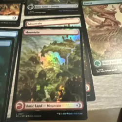 Mtg Full Set Of Foil Full Art Basic Lands Lorwyn Eclipsed - Image 5