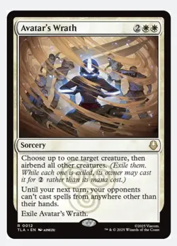 Avatar's Wrath MTG TLA | EDH Cmndr White Mass Exile Board Wipe Silence | NEW NM+ - Image 1