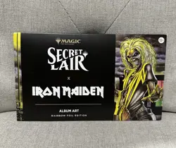 MTG Secret Lair x Iron Maiden - Eddie Album Art Rainbow FOIL Edition New Sealed - Image 1