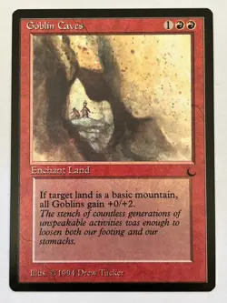 Goblin Caves The Dark Non-Foil MTG NM - Image 1
