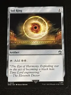 MTG Universes Beyond: Doctor Who Sol Ring 0245 NM - Image 1