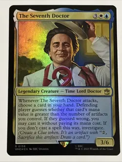 MTG Universes Beyond: Doctor Who The Seventh Doctor Foil 0158 NM Rare - Image 1