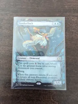 x1 Sunderflock - Foil - Showcase R MTG Lorwyn Eclipsed M/NM, English - Image 1