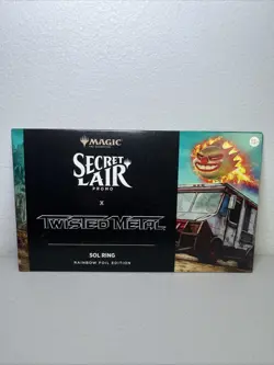 MTG Secret Lair Twisted Metal: Sol Ring Rainbow Foil Edition #2 (Sealed) - Image 1