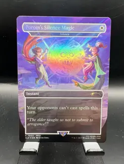 Porom’s Silence Magic R 7003 Instant Final Fantasy Mtg Foil NM - Image 1