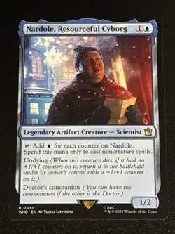 MTG Universes Beyond: Doctor Who Nardole, Resourceful Cyborg 0050 NM Rare - Image 1