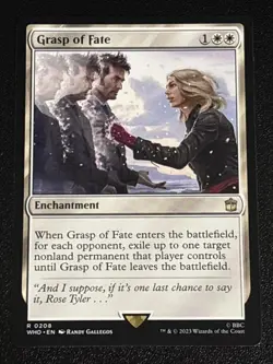 MTG Universes Beyond: Doctor Who Grasp of Fate 0208 NM Rare - Image 1