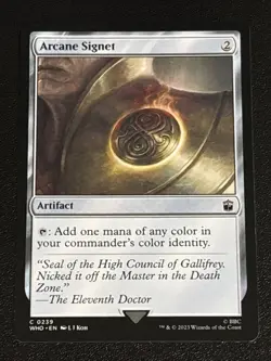MTG Universes Beyond: Doctor Who Arcane Signet 0239 NM - Image 1
