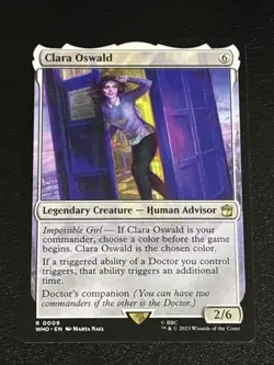 MTG Universes Beyond: Doctor Who Clara Oswald 0009 NM Rare - Image 1