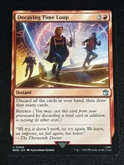 MTG Universes Beyond: Doctor Who Decaying Time Loop 0080 NM - Image 1