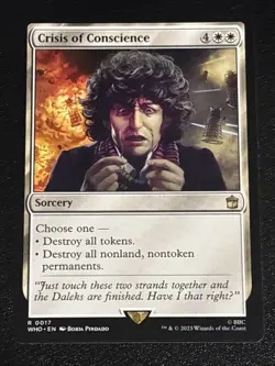 MTG Universes Beyond: Doctor Who Crisis of Conscience 0017 NM Rare - Image 1