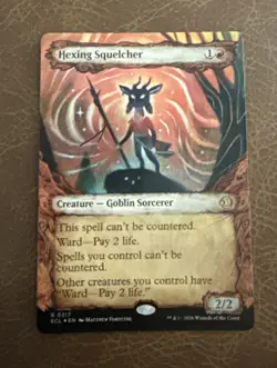 Hexing Squelcher (Showcase) - Lorwyn Eclipsed Foil - Image 1