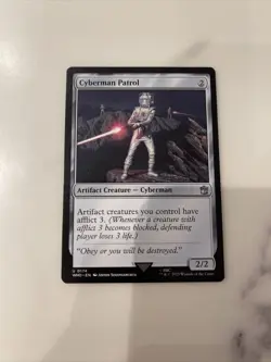 MTG Cyberman Patrol [Doctor Who, Near Mint] - Image 1