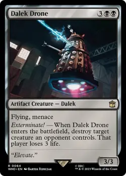MTG - Dalek Drone - Doctor Who - Magic the Gathering - Image 1