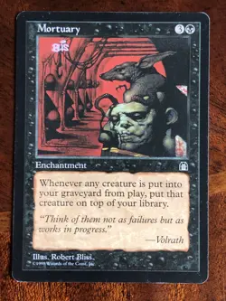 MTG Mortuary Stronghold Rare MP - Image 1