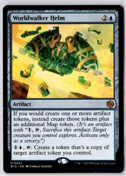 Worldwalker Helm Outlaws of Thunder Junction: the Big Score Regular NM M 0007 - Image 1