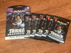 6-Pack MTG Magic TCG - Tarkir Dragonstorm Play Booster Packs *NEW SEALED* - Image 1