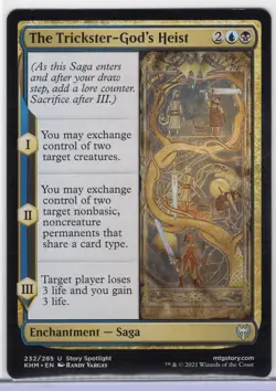 1x The Trickster-God's Heist - Kaldheim - Near Mint - Image 1