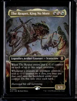 The Reaper, King No More (Borderless) - 4 - ECC - NM - MTG Magic the Gathering - Image 1