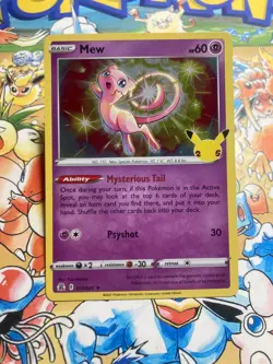 Mew 011/025 Holo Rare Celebrations Pokemon TCG - Image 1