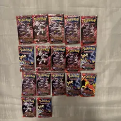Pokemon Tcg Lot Of 17 Scarlet And Violet Destined Rivals Booster Packs New - Image 1