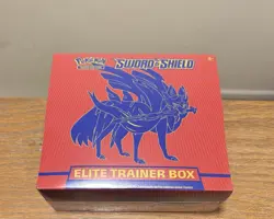 Pokemon TCG Zacian Sword and Shield Base ETB Elite Trainer Box Factory Sealed - Image 2