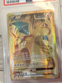 2016 Pokemon XY Evolutions Dragonite EX Full Art #106 PSA 9 Mint - Image 3