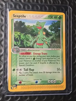 Pokemon Ruby and Sapphire Rare, E-Reader Sceptile #20/109 Lightly played - Image 1