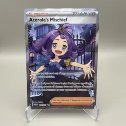 Acerola's Mischief 165/132 Ultra Rare - Mega Evolution 2025 ME01: Pokemon TCG NM - Image 1