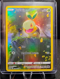 Turtwig Pokemon Crown Zenith Galarian Gallery GG31/GG70 Full Art Holo Rare NM - Image 1