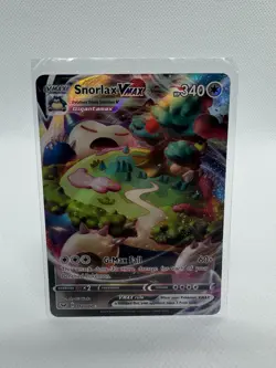 Pokemon Snorlax VMAX Ultra Rare Holo 142/202 Sword & Shield 340 HP English - Image 1