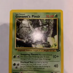 Giovanni's Pinsir 24/132 Pokemon Gym Challenge -Non Holo Rare MP/HP - Image 2