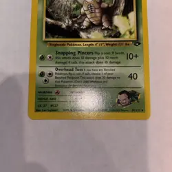 Giovanni's Pinsir 24/132 Pokemon Gym Challenge -Non Holo Rare MP/HP - Image 3