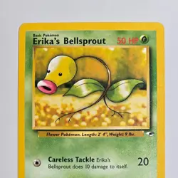 2000 Pokemon Gym Heroes Erika's Bellsprout 76/132 Unlimited WotC VTG Common - Image 2