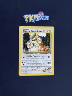 Pokemon TCG Blaine's Kangaskhan Gym Heroes 36/132 Regular MP. - Image 1