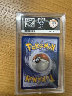 Pokemon TCG Team Rocket's Meowth 203/182 Destined Rivals Ace Grade Mint 9 - Image 2