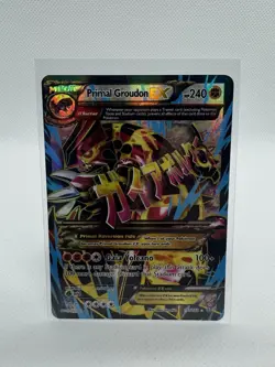 Pokemon Primal Groudon EX Full Art Ultra Rare Holo 151/160 XY Primal Clash - Image 1
