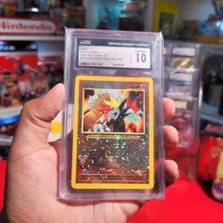2001 Pokemon Entei Reverse Foil Holo 34 • CGC 10 GEM MINT 🌀 Swirl! - Image 3