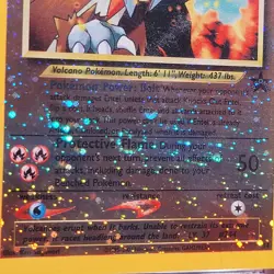 2001 Pokemon Entei Reverse Foil Holo 34 • CGC 10 GEM MINT 🌀 Swirl! - Image 4