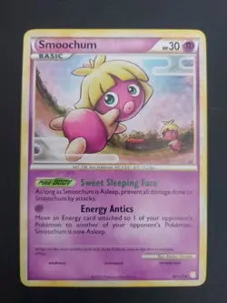 Pokemon TCG Smoochum HeartGold SoulSilver 30/123 Regular Rare - Image 1